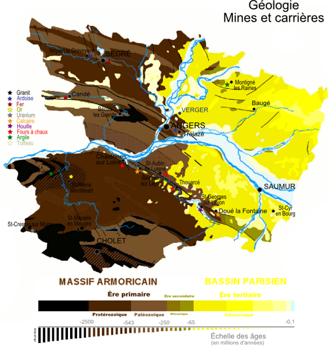 Géologie Maine-et-Loire